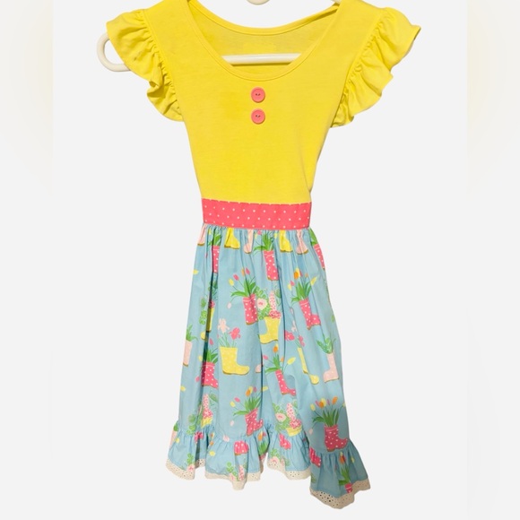 ELEANOR ROSE ☔️Spring Dress - Size 8-10 - Picture 3 of 5